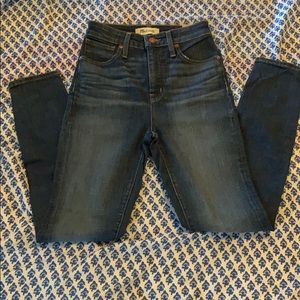 NWT! Madewell curvy high rise skinny